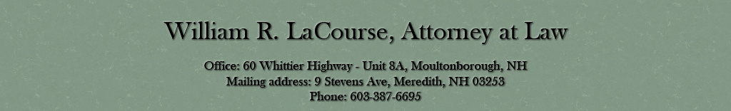 William LaCourse, Attorney at Law